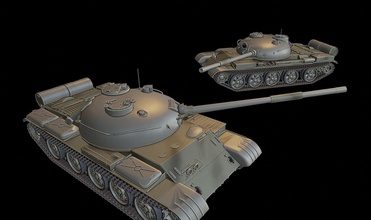 t-62 tanks war thunder wow wows 3d models modeling printing print toy panzer panzerkampfwagen 3d print model - Mito3D