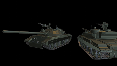 t-62m Panzer tanks Krieg thunder wow wows 3d Modelle die Modellierung drucken - Spielzeug panzer panzerkampfwagen 3d print model - Mito3D