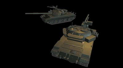 t-62m tanks war thunder wow wows 3d models modeling printing print toy panzer panzerkampfwagen 3d print model - Mito3D