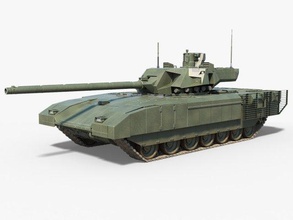 t14 armata free tank russian 3d print model - Mito3D