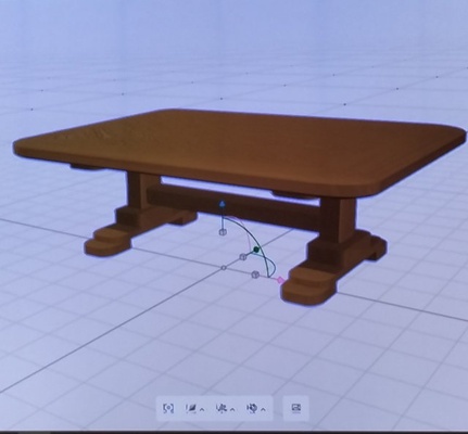 table - mesa de comerdor 3d print model in furniture 3dexport dollhouse animation decirative 3d print model - Mito3D