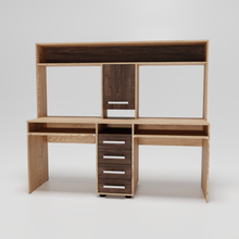 table austin computer-desk desk writing-table desktop worktop work-table furniture furnishings interior 3d print model - Mito3D