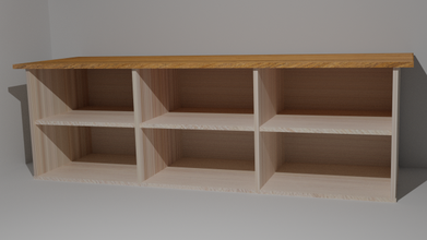 table libre chambre cuisine intérieur bois 3d print model - Mito3D