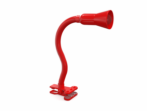mesa lámpara Lámpara pbr rojo roja 4k 2k textures texturing calidad 3d print model - Mito3D