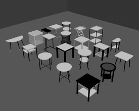 tables libre 3d modèle in table 3dexport 3d print model - Mito3D
