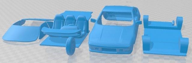 talbot matra murena 1981 printable car automotive slot scalextric tamiya rc miniz hobby micro 3d print model - Mito3D
