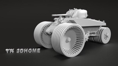 tank m4a2 - t10 exploder 3d print model in 3dexport 3d print model - Mito3D