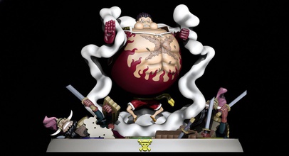 tanque hombre 3d impresión modelo in 3dexport luffy trozo zoro nami manga pieza pirata cuerpo anime personaje fantasía miniaturas figuritas sanji cómic figura piratas juguete 3d print model - Mito3D