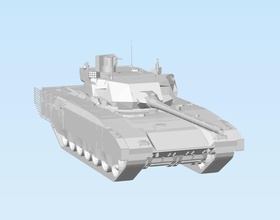 réservoir 14 armata 3d impression modèle in 3dexport t14 3d print model - Mito3D