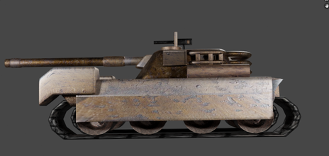 tank combate 3d print model - Mito3D