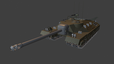 Panzer t95 tanks Krieg thunder wow wows 3d Modelle die Modellierung drucken - Spielzeug panzer panzerkampfwagen 3d print model - Mito3D
