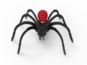 tarântula 3d enigma impressão modelo in 3dexport aranha animal 3d print model - Mito3D