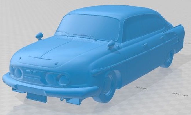 tatra 603 2 b5 marathon imprimable voiture 3d impression modèle in automobile 3dexport diorama modélisation loisir solide échelle 3d print model - Mito3D