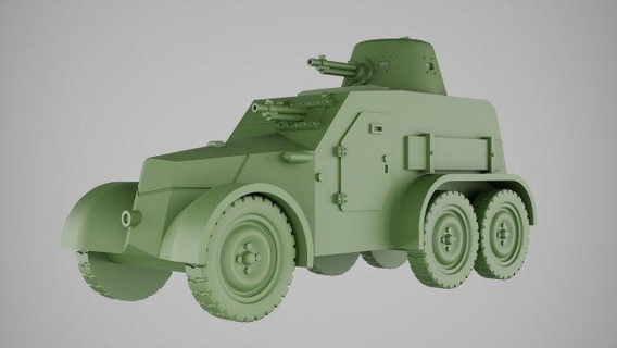 tatra oa vz30 adapted printing scale 1 56 28 mm toys 3d model 3dprint 3dprinting 156 28mm 3d print model - Mito3D