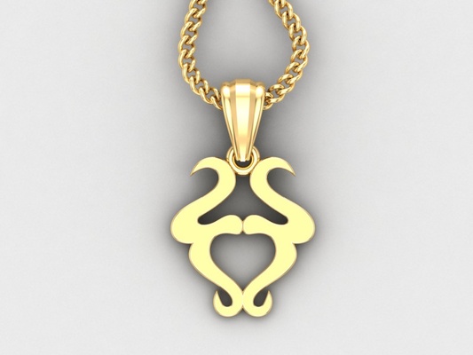 taureau lumière or pendentif version 5 3d impression modèle in pendentifs 3dexport bijoux bague diamant bijou gemme goujat 3dm obj stl zodiaque astrologie signes horoscope scorpion vierge mèmes leo balance bélier cancer 3d print model - Mito3D