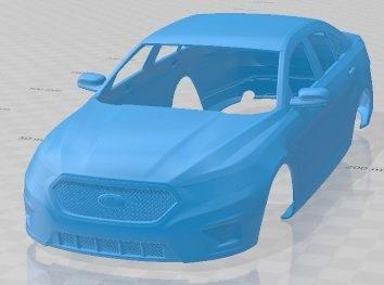taurus sedan 2013 printable body car automotive slot scalextric tamiya rc miniz hobby micro diecast 3d print model - Mito3D