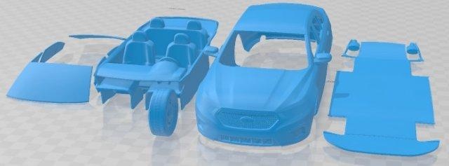 Stier Limousine 2013 druckbar Wagen Automobil Slot scalextric tamiya rc miniz Hobby Mikro Druckguss 3d print model - Mito3D