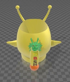taza piccoro dbsh cocina comida casa pasatiempo esfera dragón compañero 3d print model - Mito3D