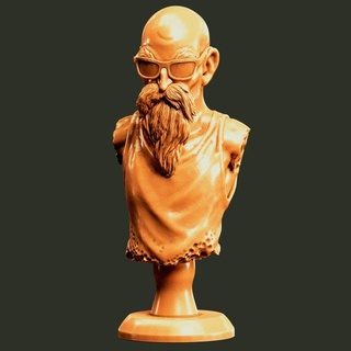prof Roshi dragon Balle figurines anime personnage titulaire soutien maestro 3d print model - Mito3D