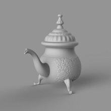 teapot03 ücretsiz çaydanlık dekor 3d print model - Mito3D