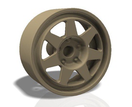 tecnomag rim - print model 3d wheel tire car tuning vehicle racing slot spare race hobby diy automotive 3d print model - Mito3D