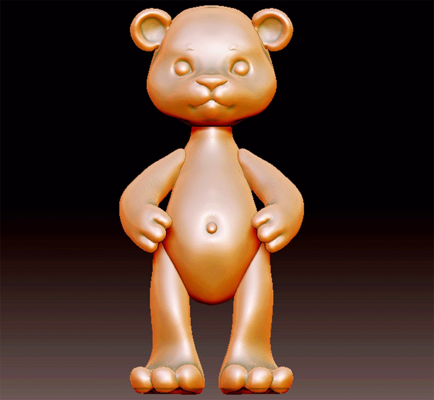 oso de peluche teddy animal los juguetes sorpresa 3d impreso 3D print model - Mito3D