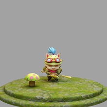 teemo league legends character toy body 3d lol model champion stl print 3dprint games toys game accessories art 3d print model - Mito3D