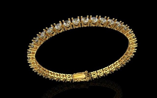 tennis bracelet 1262 bracelets bijoux 3d goujat 3dmodel bague boucle d'oreille rhinocéros matrice zbrush keyhot magies rend rendu modélisation pendentif 3d print model - Mito3D