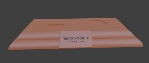terminator 2 carls-chip-Halter stehen 3d drucken stand carl t2 Modell 3d print model - Mito3D