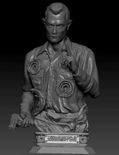 sonlandırıcı 2 yargı gün t 1000 Skynet yarı robot makine robotik Yazdır 3d heykel minyatürler Cameron Arnold Schwarzenegger Filmler Sarah Connor asker figürinler 3d print model - Mito3D