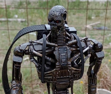 Terminator 600 Skulptur Kammerjäger t600 skynet exterminador2 reese Aufstieg Maschinen Ender Cameron Heil Eindringling Kyle connor 3d print model - Mito3D