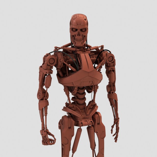 sonlandırıcı t 800 genisys iç iskelet 3d yazdır model in robotik 3dexport karakter skynet yarı robot makine baskı yazdırılabilir hobi kendin yap 3D print model - Mito3D