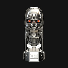 terminator t-800 skull bust v2 3d print model in sci-fi 3dexport skynet cyborg machine robot robotic printing 3d print model - Mito3D