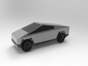 Tesla Cuber Izlemek tesla cybertruck araba model stl fusion360 teslacybertruck 3d print model - Mito3D