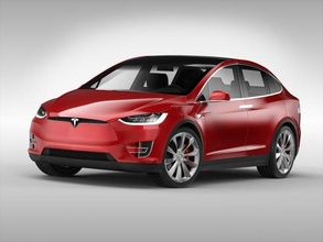 Tesla modelo 2017 elétrico híbrido luxo SUV esporte ecológico eco carro auto automóvel americano EUA futurista 2016 2018 3d print model - Mito3D