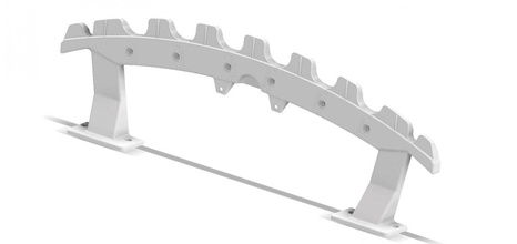 tesla model bumper reinforcement support sheen sheer panel stl stp car 3dprint plastic 3d print model - Mito3D