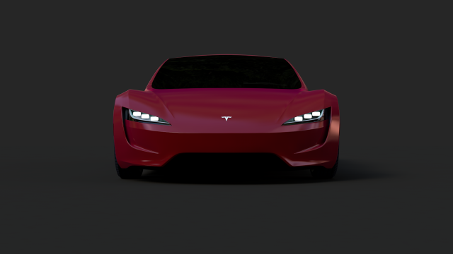 tesla roadster 2020 3d model in sport cars 3dexport car vehicle cheap hi-poly 3D print model - Mito3D