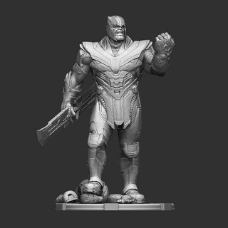 Thanos oyunsonu figürinler hazır Yazdır adam Yenilmezler sonsuzluk savaşı ölüm 3dprint minyatürler hayret kahraman yazdırılabilir titan karakter fantezi dc komik Sanat heykeller son oyun stl 3d print model - Mito3D