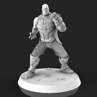 Thanos heykeller hazır Yazdır adam heykel Yenilmezler minyatürler hayret kahraman sonsuzluk savaşı karakter figürinler dc komik karikatür oyunsonu kötü 3d print model - Mito3D