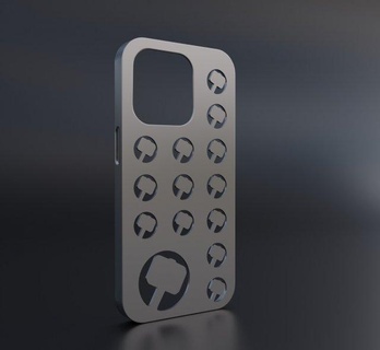 Thor iphone 14 pro Cas gaine téléphone cas phone case métal Plastique pack Pomme super héros supe thème 3d print model - Mito3D