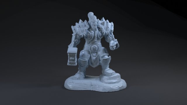 köle dünya of warcraft 3d yazdır model in canavarlar yaratıklar 3dexport ork vay hots kar fırtınası heykel şekil zbrush 3dmax ogr karakter rpg rts fantezi savaş 3D print model - Mito3D