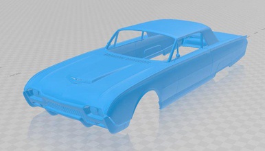 gök gürültüsü 1961 yazdırılabilir vücut araba 3d yazdır model in otomotiv 3dexport yuva ölçülü tamiya rc miniz 1 10 24 32 3d print model - Mito3D
