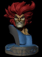 thundercats bust lion o by cg pyro 3d print model in figurines 3dexport liono cgpyro minis collectibles stlfiles 3dprinting statue 3d print model - Mito3D