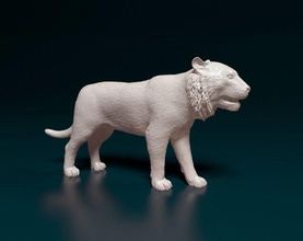 Tigre animal salvaje listo imprimir imprimible stl obj gato 3d print model - Mito3D