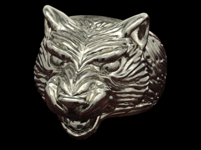 tiger ring 3d print model - Mito3D