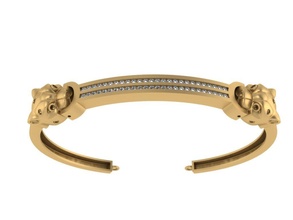 tiger armband 3d drucken modell kleidung 3dexport gold ring 3dm nashorn cad cam 3d print model - Mito3D