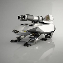 tigerrobot robot teknoloji bilim makine machne gercekci animasyon hiz speed uak gelecek askeri 3d print model - Mito3D