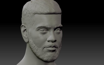 timati bust 3d print model in man 3dexport head charecter legend hip hop russian 3d print model - Mito3D