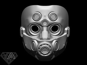 titan herbst 2 pilot sci fi maske 3d drucken modell spiel zubehör 3dexport helm airsoft cosplay halloween mask helmet krieger eindringling ritter rüstung spielzeug 3d print model - Mito3D