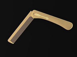 tj 59 3d comb hand tools 3dm stl 3d print model - Mito3D